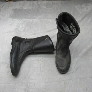 Alpinestars Leather‎ Boots Mens 11.5 US Black Gran Torino Gore Tex Motorcycle